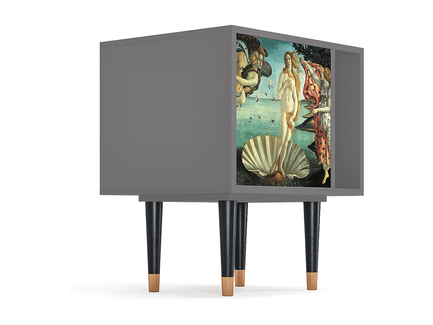 Table de nuit - 57х69х48 cm - S2 - The Birth of Venus, Gris