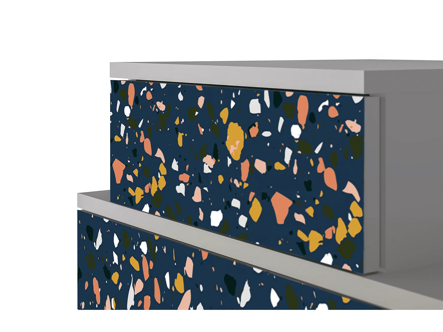 Table de nuit - 58х58х41 cm - NS1 - Night Sky Langhterns, Gris