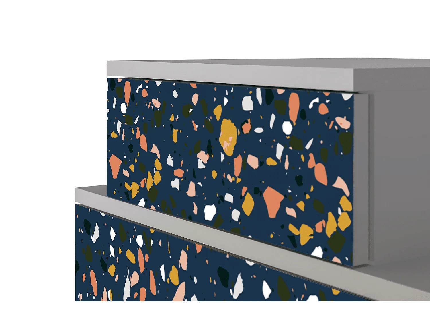 Table de nuit - 58х58х41 cm - NS1 - Night Sky Langhterns, Gris