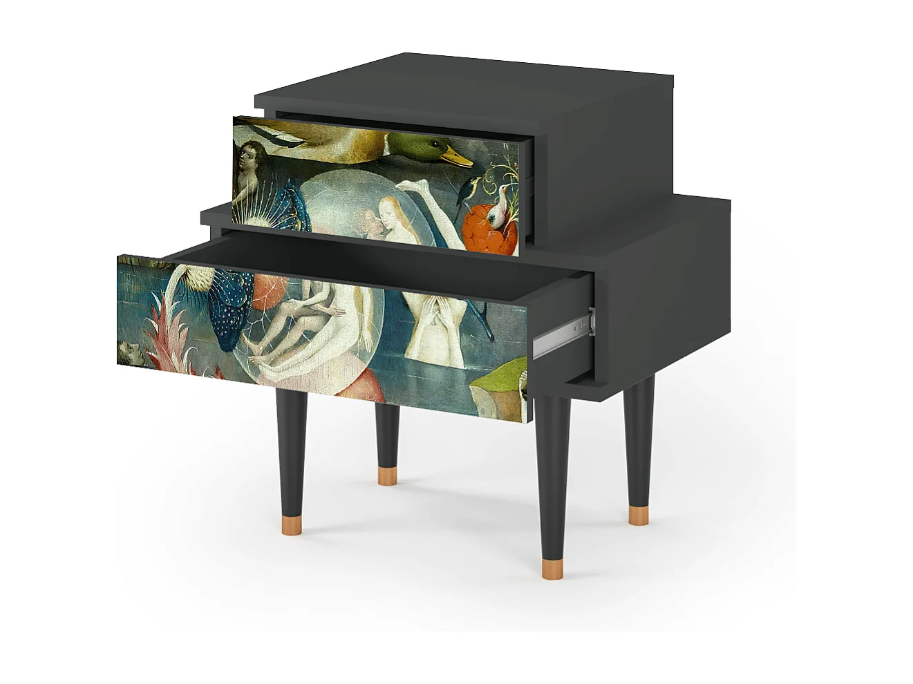 Nachttisch - 58х58х41 cm - NS1 - The Garden Of by Bosch, Anthrazit