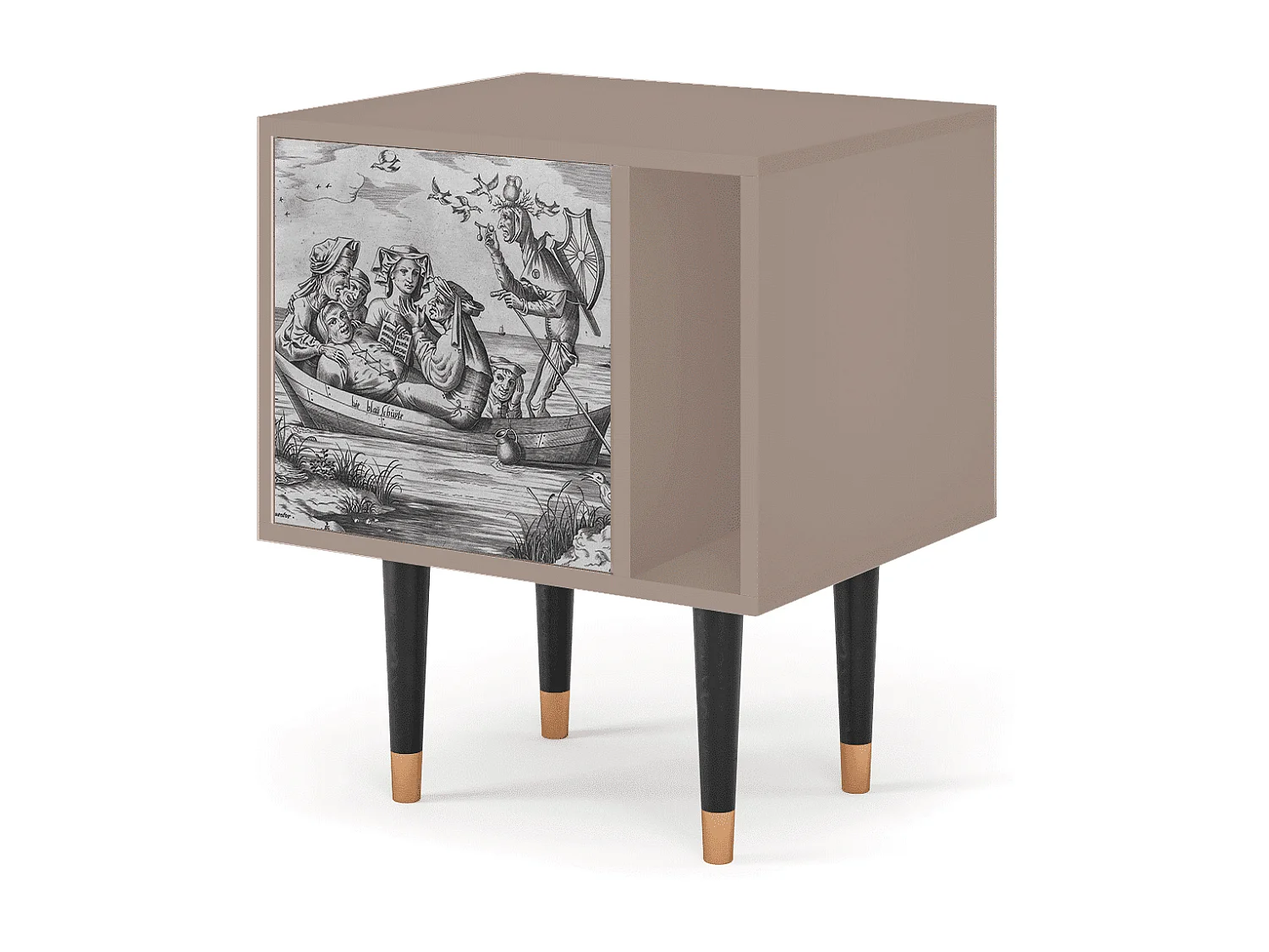 Stolik nocny - 57х69х48 cm - S2 - Blau Schuyte, Latte