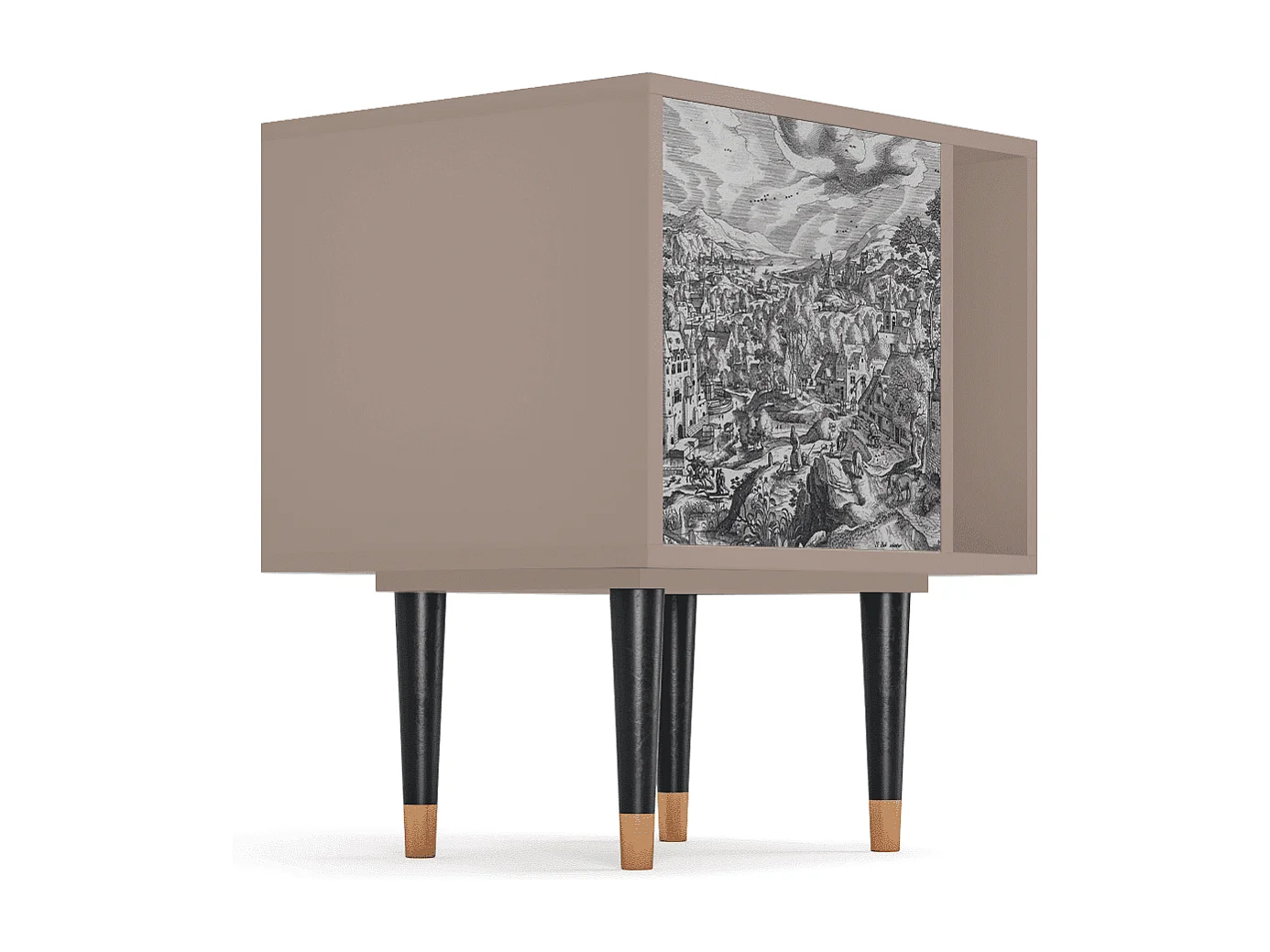 Stolik nocny - 57х69х48 cm - S2 - Blau Schuyte, Latte