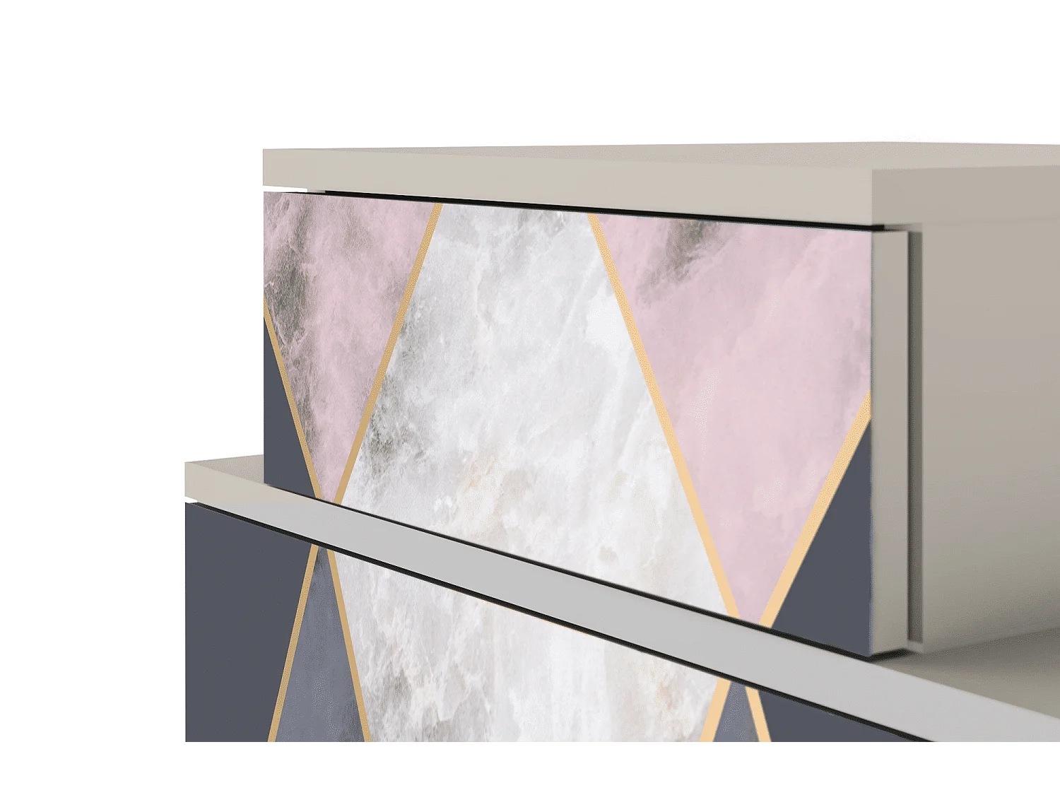 Table de nuit - 58х58х41 cm - NS1 - Ideal Harmony, Sable