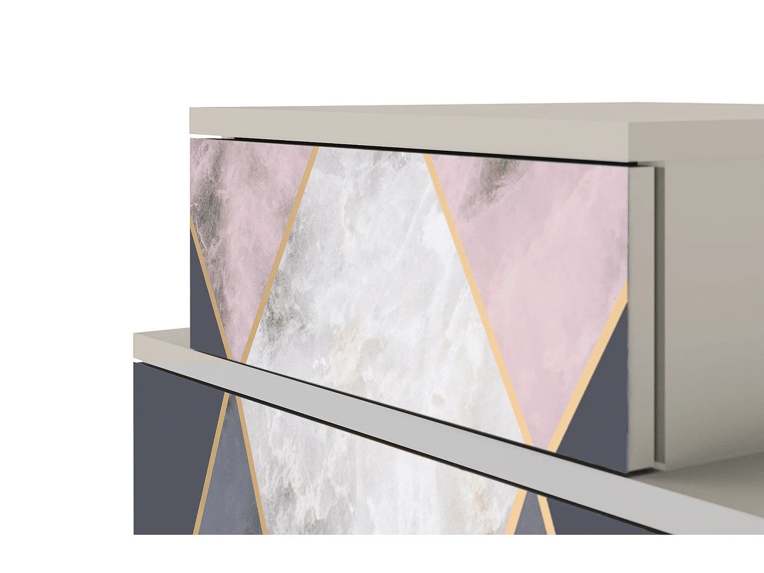 Table de nuit - 58х58х41 cm - NS1 - Ideal Harmony, Sable