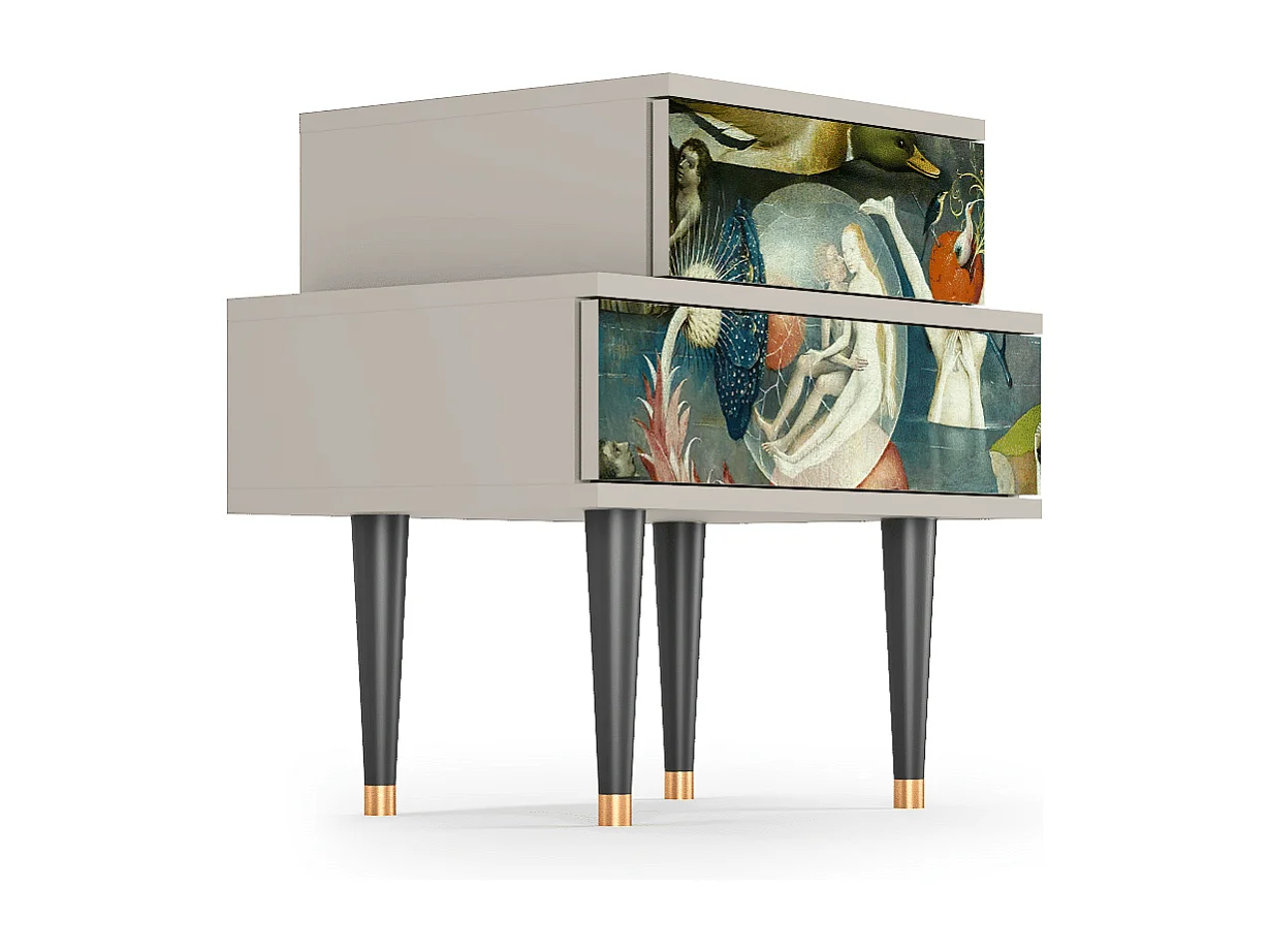 Criado-mudo - 58х58х41 cm - NS1 - The Garden Of by Bosch, Areia