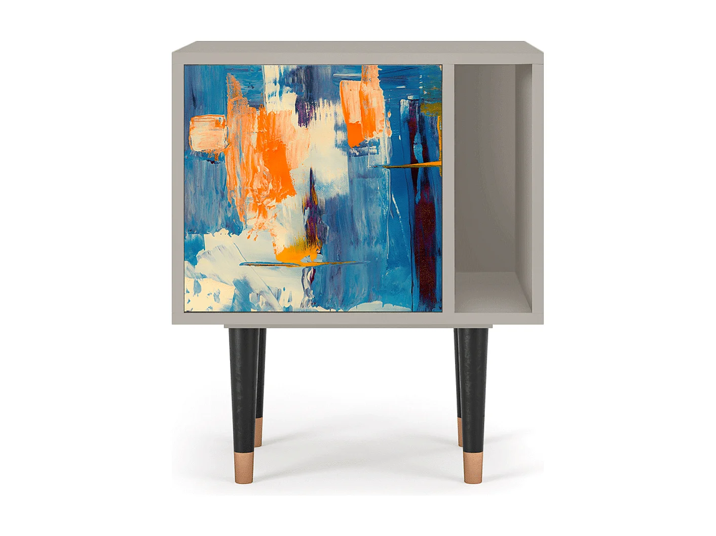 Mesita de noche - 57х69х48 cm - S2 - Abstract Expressionism, Arena