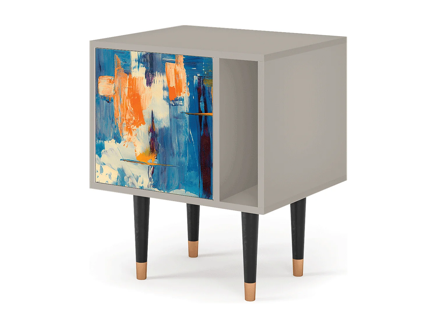 Mesita de noche - 57х69х48 cm - S2 - Abstract Expressionism, Arena