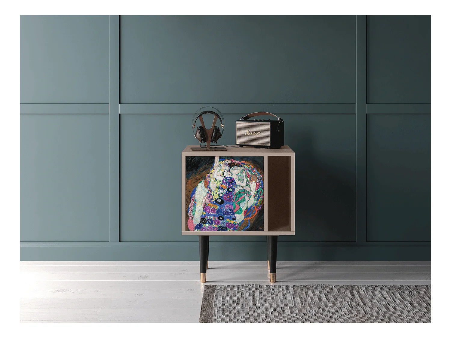 Table de nuit - 57х69х48 cm - S2 - The Maiden by Klimt, Latte