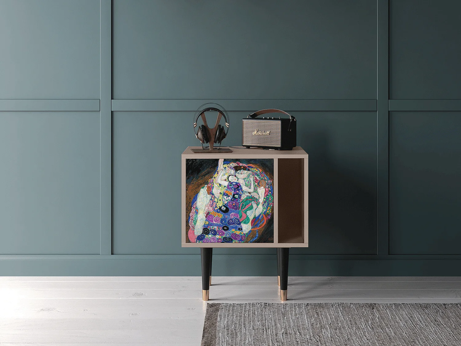 Table de nuit - 57х69х48 cm - S2 - The Maiden by Klimt, Latte