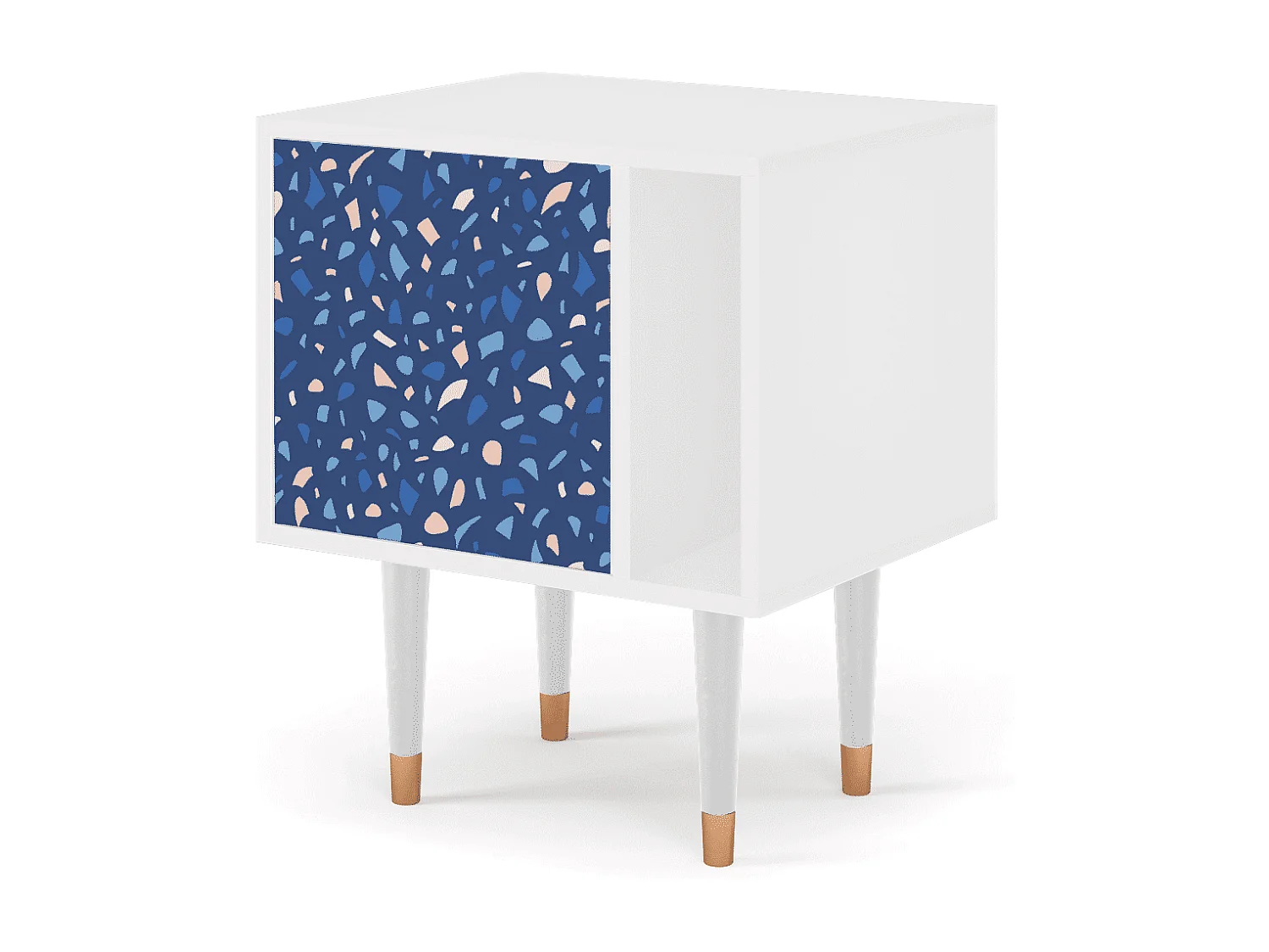 Mesita de noche - 57х69х48 cm - S2 - Soap Whirpool, Blanco