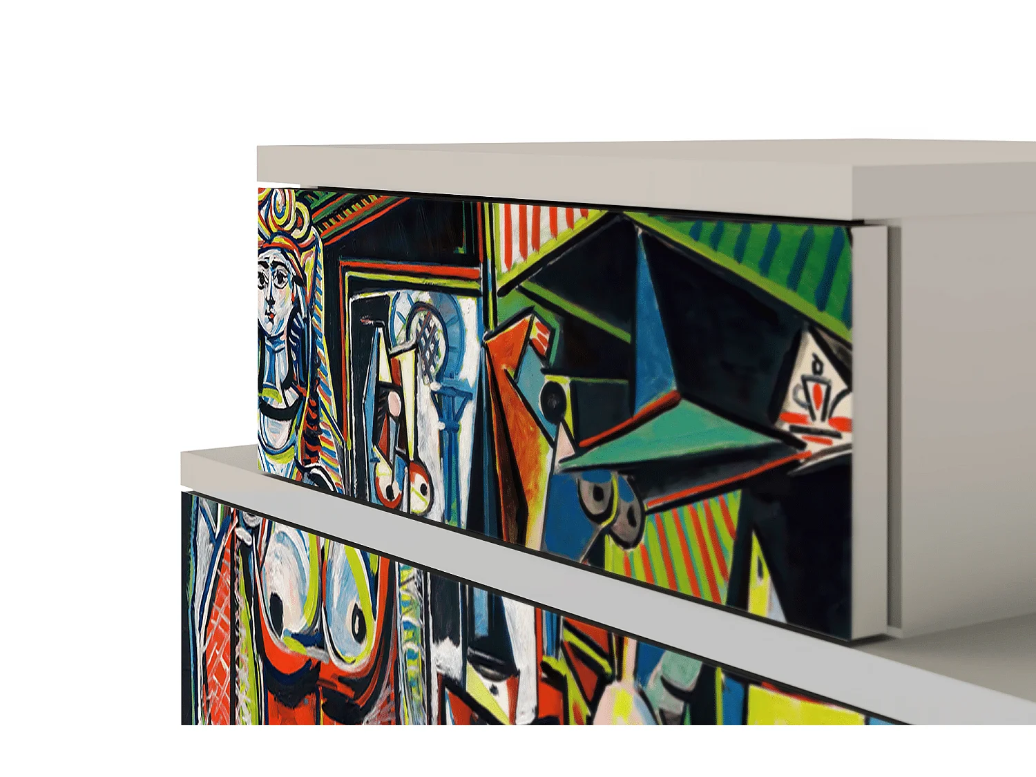 Table de nuit - 58х58х41 cm - NS1 - Women of Algiers, Sable