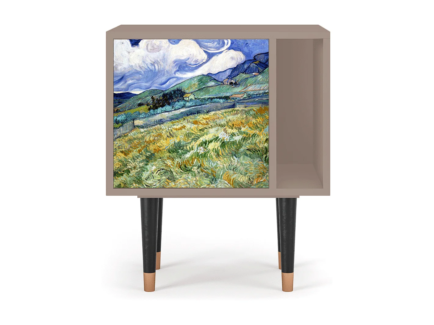Table de nuit - 57х69х48 cm - S2 - Landscape, Latte