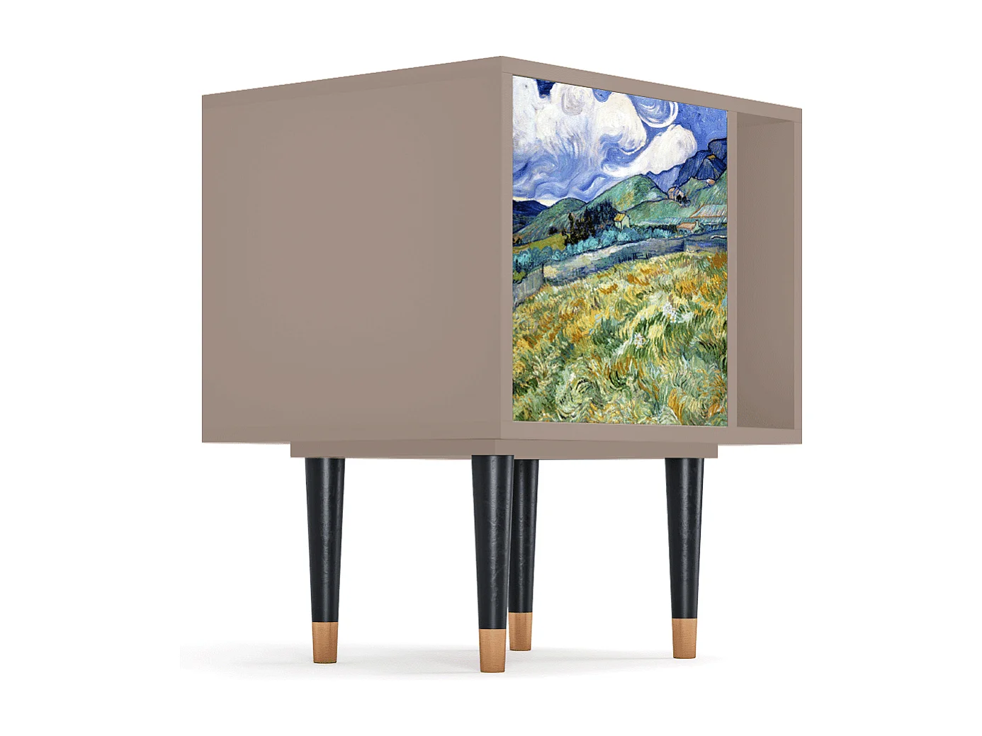 Table de nuit - 57х69х48 cm - S2 - Landscape, Latte