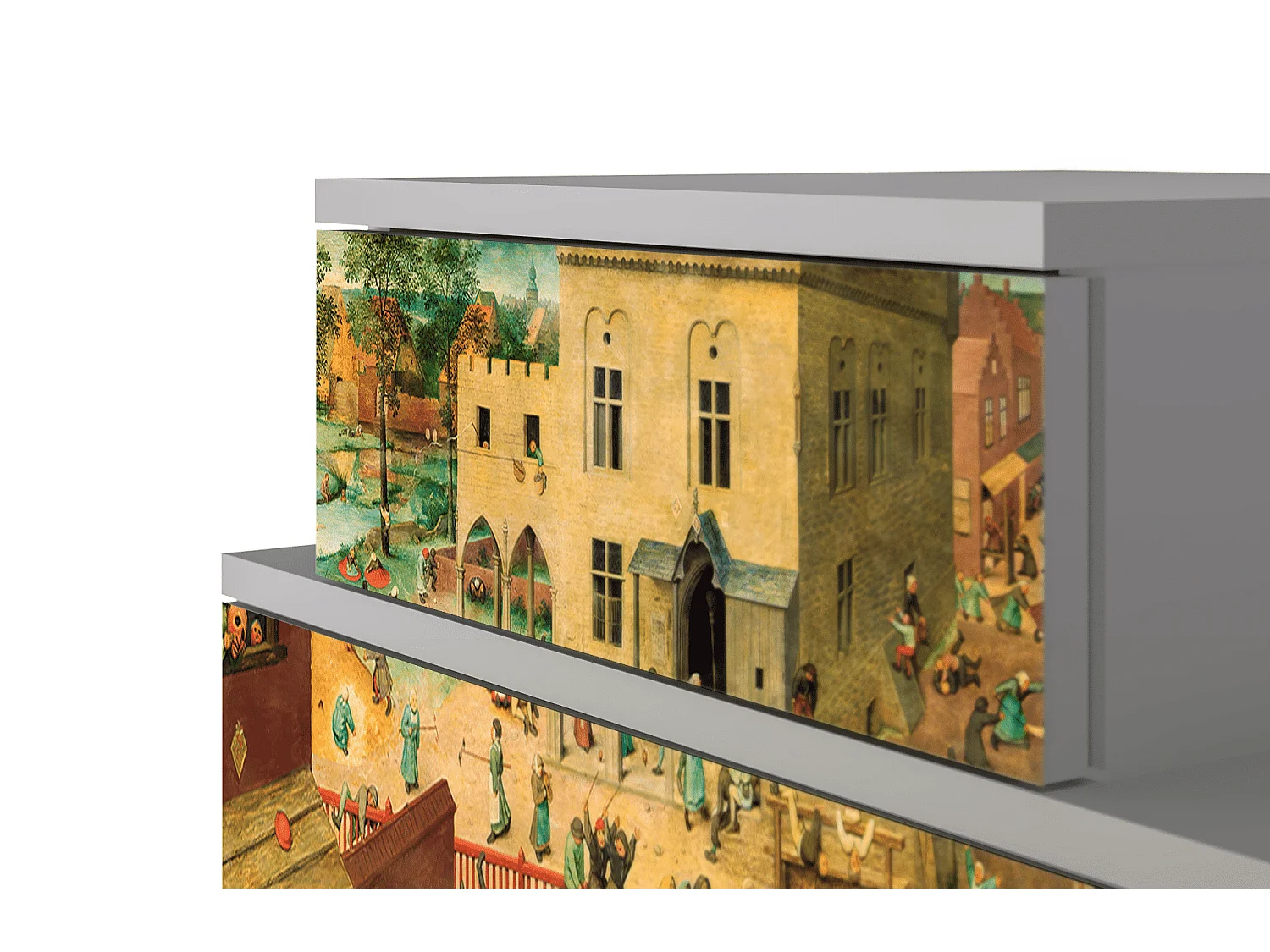 Table de nuit - 58х58х41 cm - NS1 - Children Games, Gris