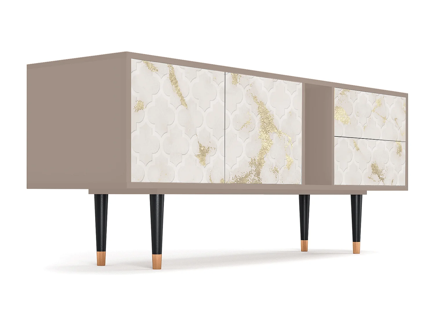 Meuble TV - 170х69х48 cm - T1 - Sahara desert, Latte