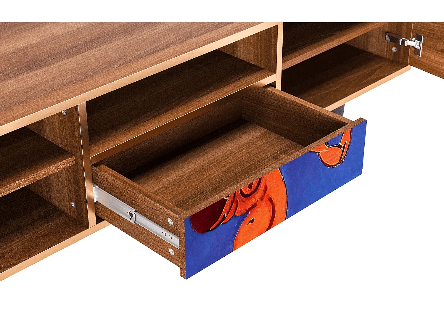 Meuble TV - 170х59х41 cm - T6 - The Dance by Matisse , Noyer