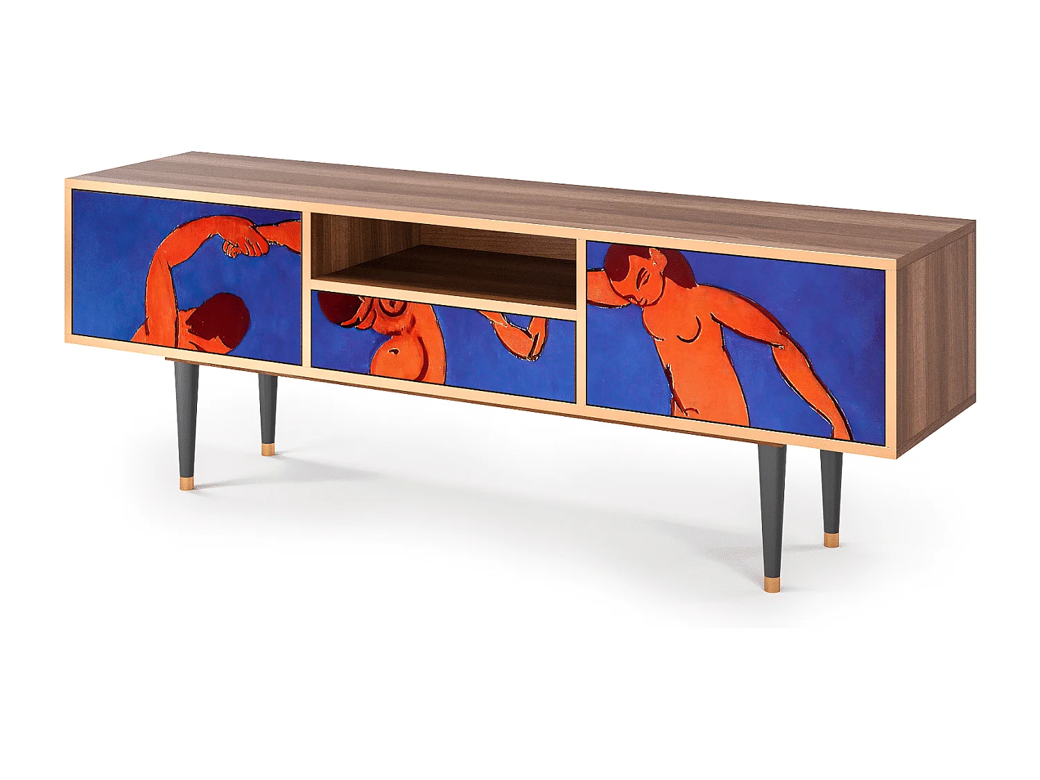 Meuble TV - 170х59х41 cm - T6 - The Dance by Matisse , Noyer