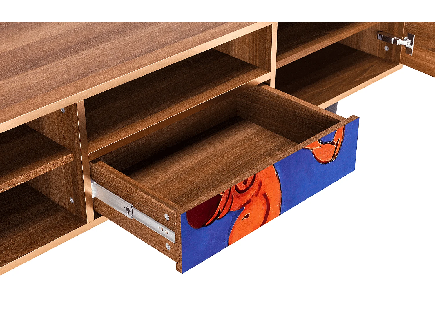 Meuble TV - 170х59х41 cm - T6 - The Dance by Matisse , Noyer