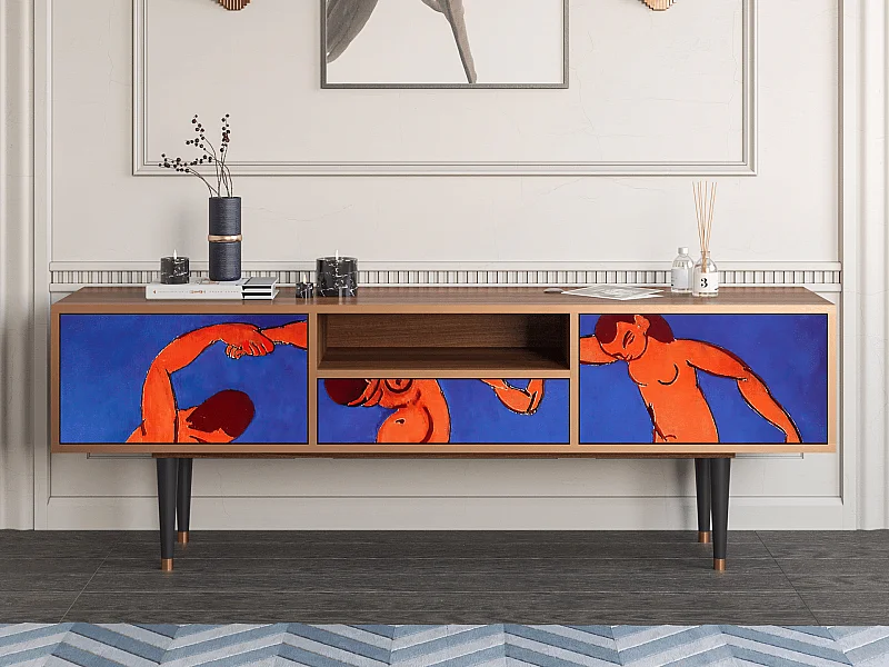Mueble de TV - 170х59х41 cm - T6 - The Dance by Matisse , Nogal