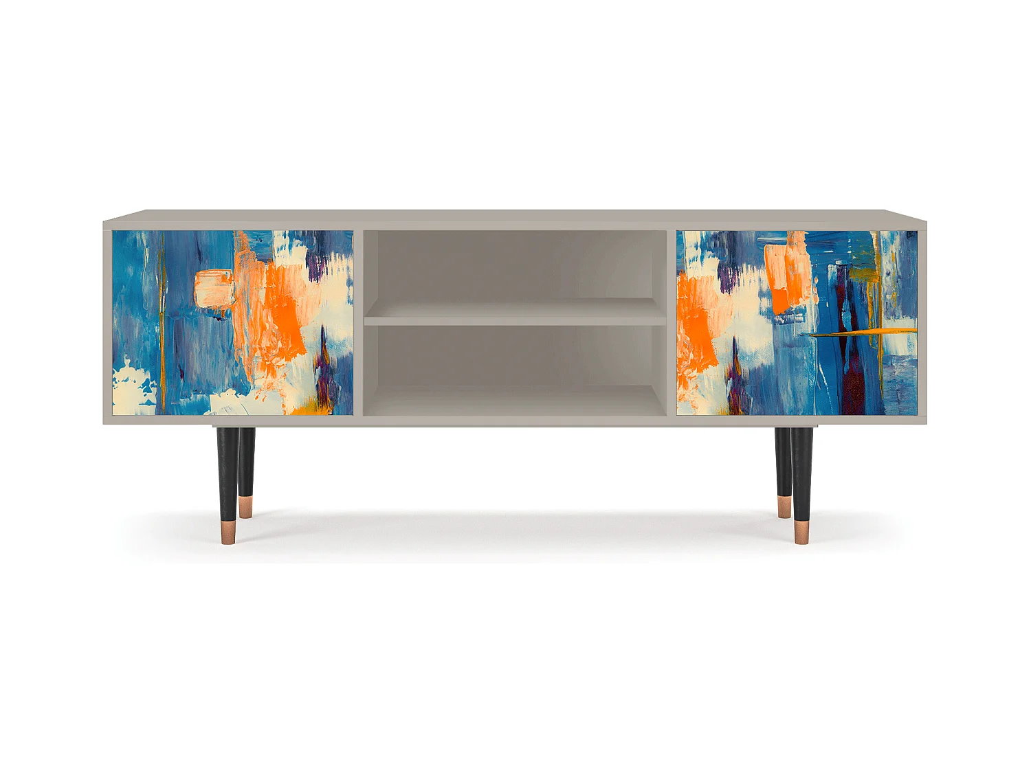 TV-Möbel - 170х69х48 cm - T2 - Abstract Expressionism, Sand