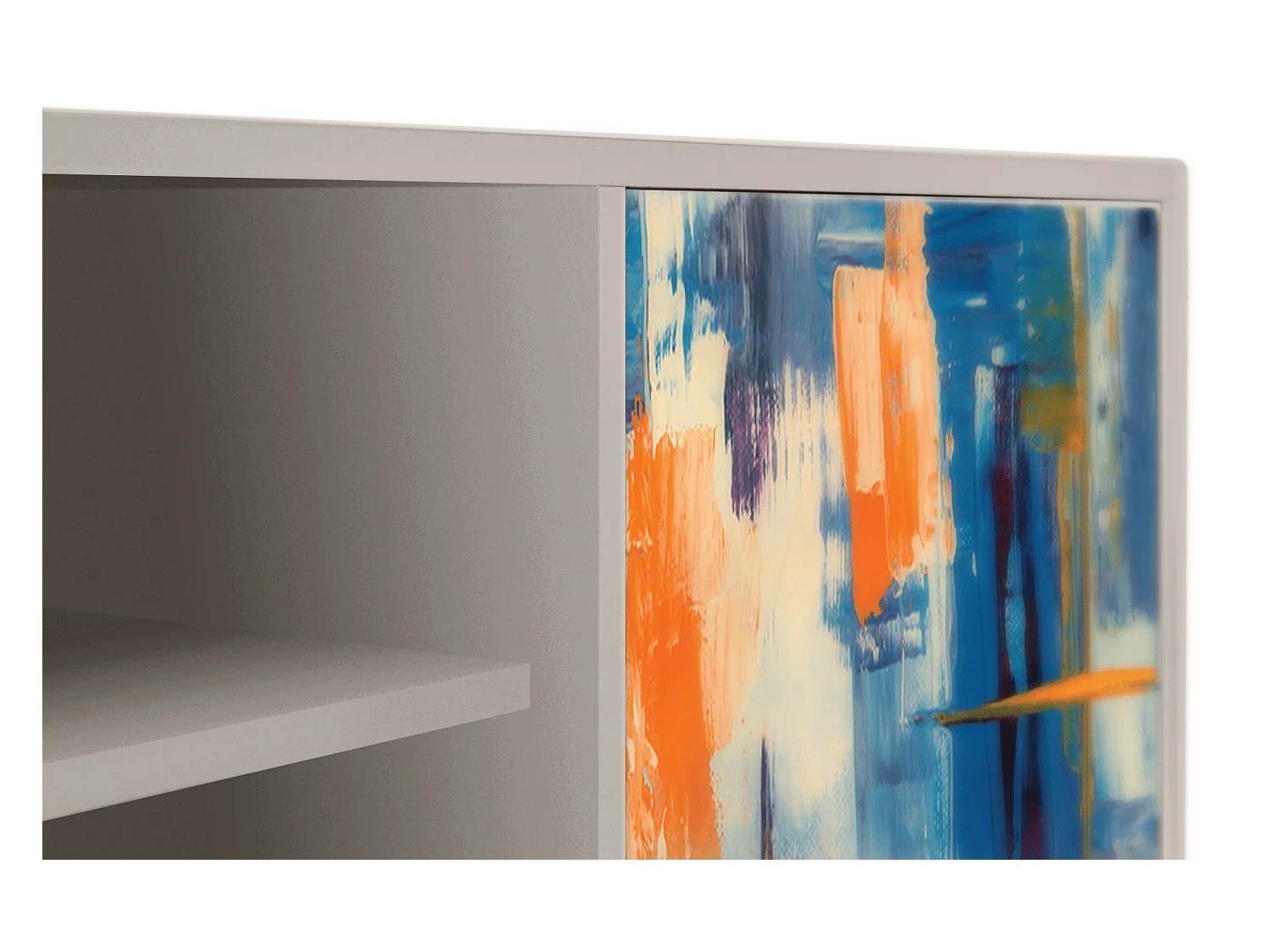 TV-Möbel - 170х69х48 cm - T2 - Abstract Expressionism, Sand