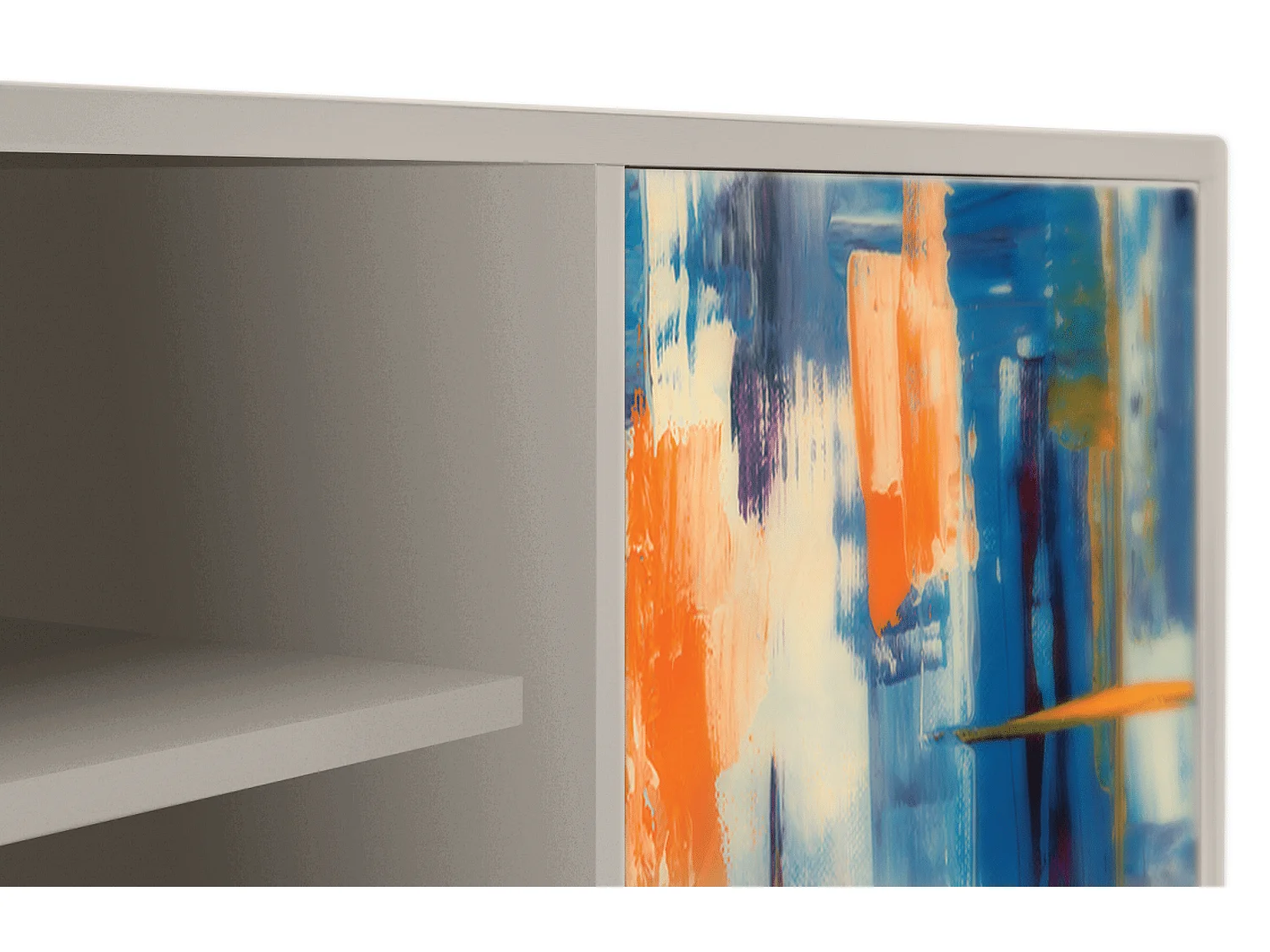 Meuble TV - 170х69х48 cm - T2 - Abstract Expressionism, Sable