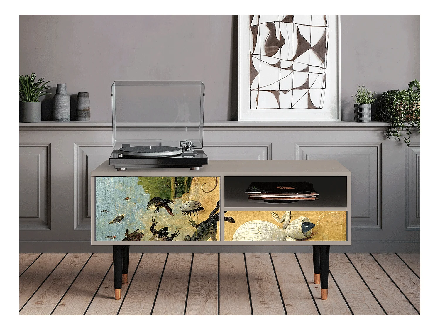 Meuble TV - 115х59х48 cm - T3 - The Garden by Bosch, Sable