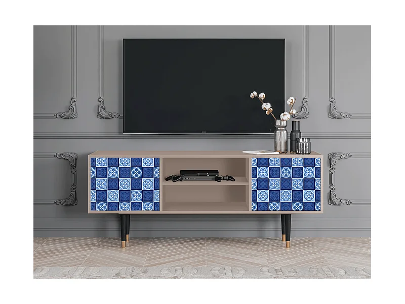 Mueble de TV - 170х69х48 cm - T2 - Light Path, Latte