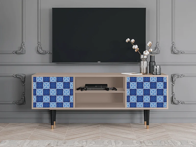 Mueble de TV - 170х69х48 cm - T2 - Light Path, Latte