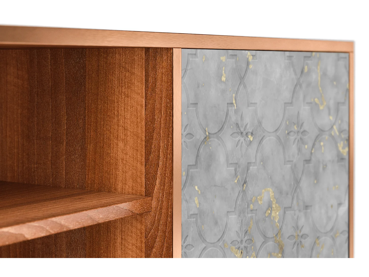 Meuble TV - 170х69х48 cm - T2 - Mariana Trench, Noyer