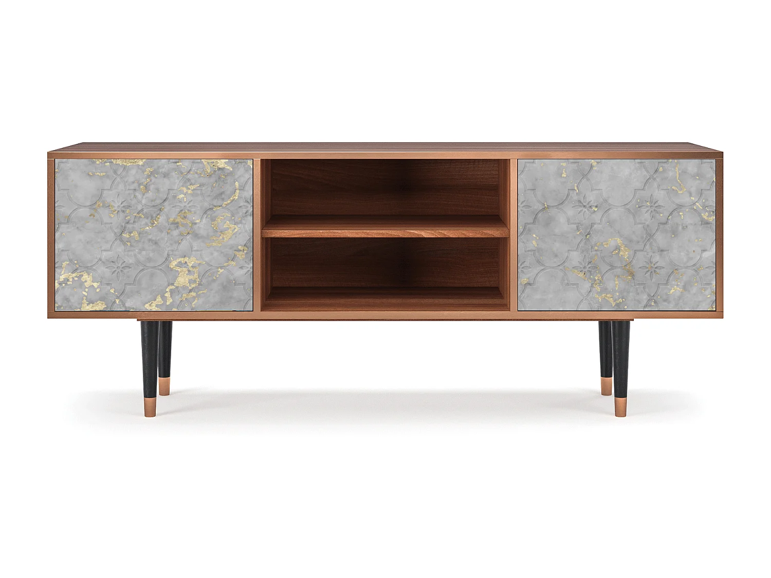 TV-meubel - 170х69х48 cm - T2 - Mariana Trench, Walnoot