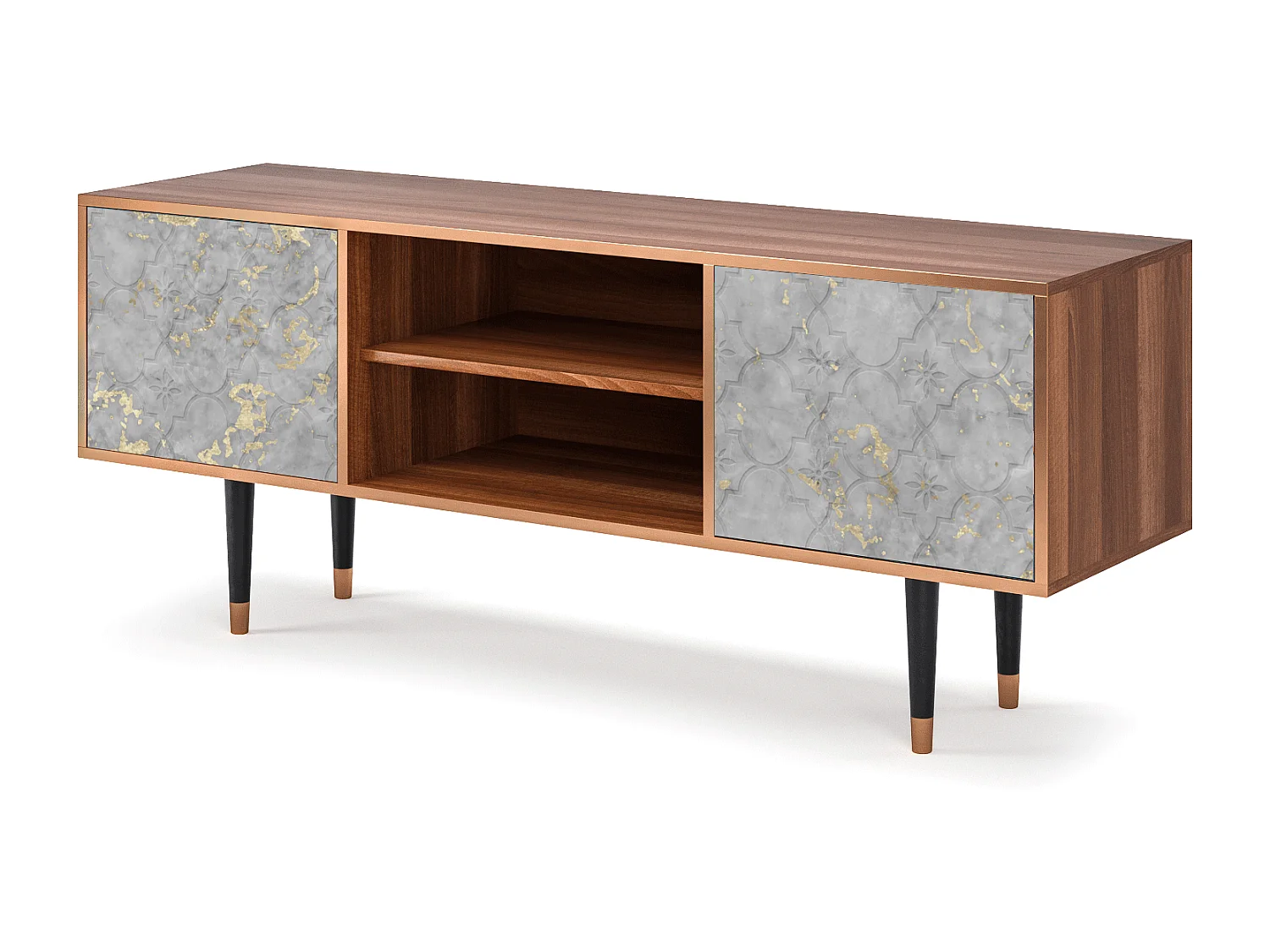 TV-meubel - 170х69х48 cm - T2 - Mariana Trench, Walnoot