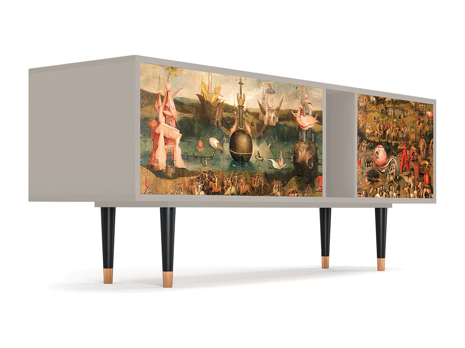 Meuble TV - 170х69х48 cm - T1 - Garden of Delights , Sable