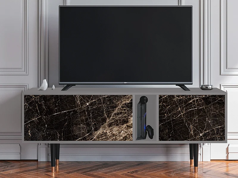 TV-meubel - 170х69х48 cm - T1 - Night Abyss, Grijs