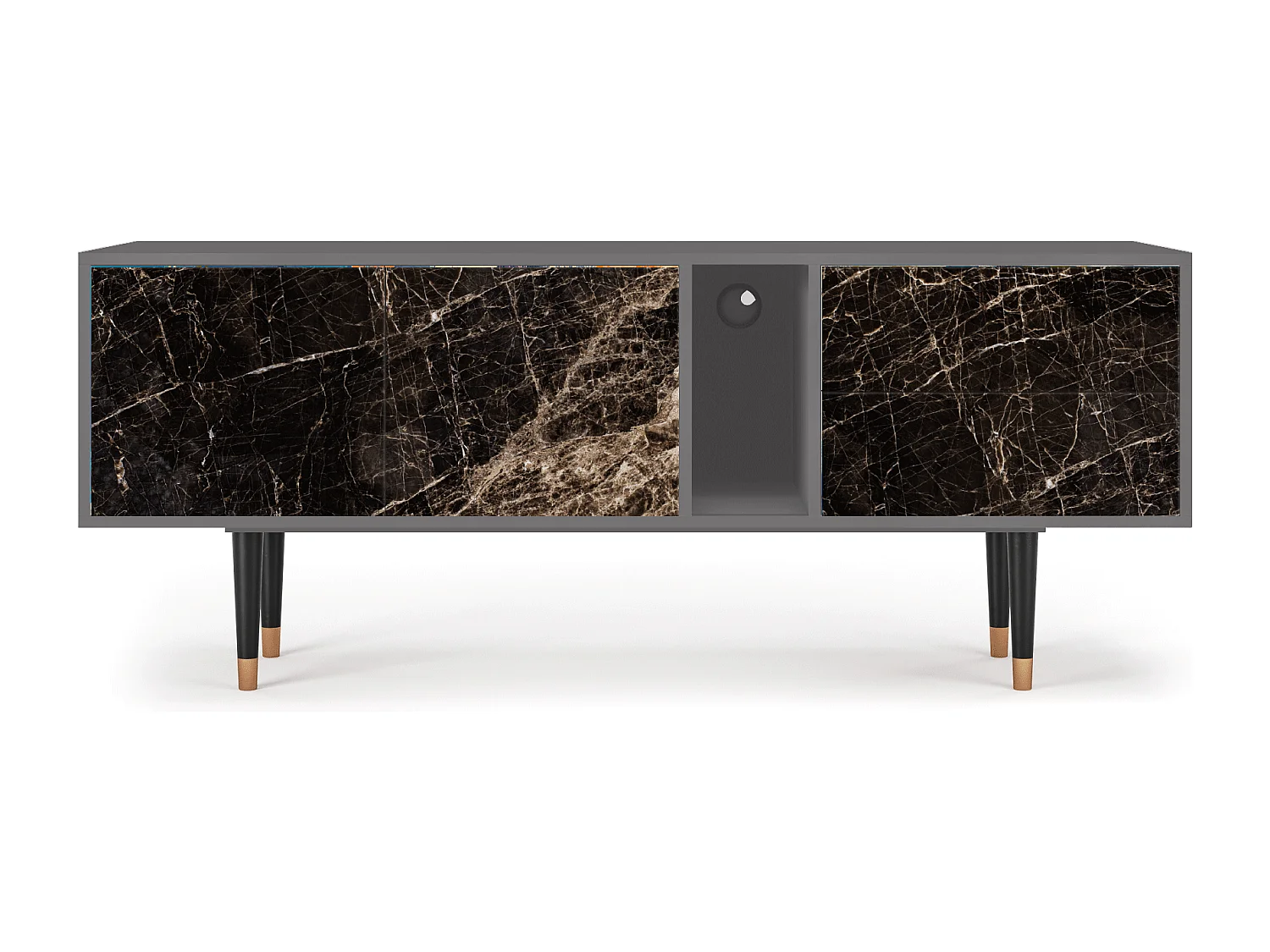 Meuble TV - 170х69х48 cm - T1 - Night Abyss, Gris