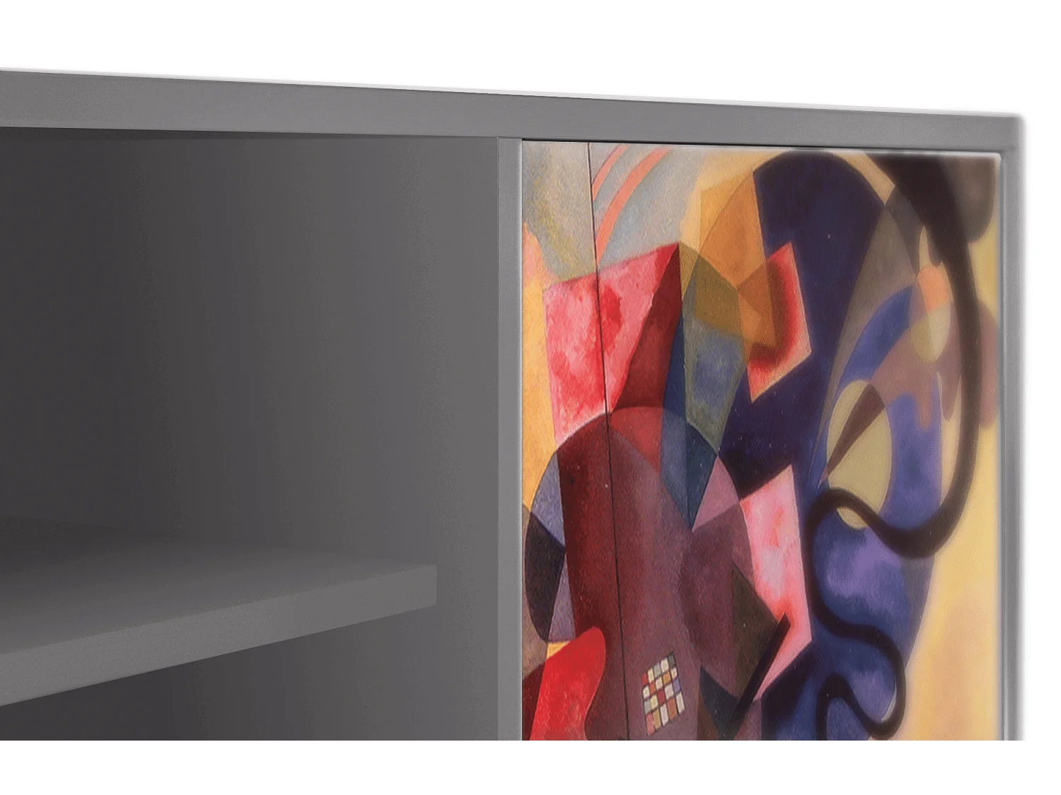 Mobile TV - 170х69х48 cm - T2 - Modern Art, Grigio