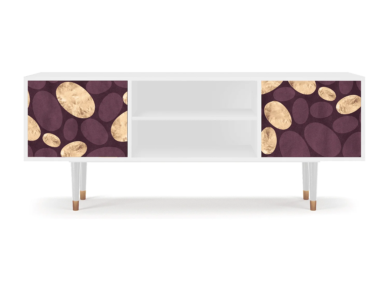 Meuble TV - 170х69х48 cm - T2 - Fine Wine, Blanc