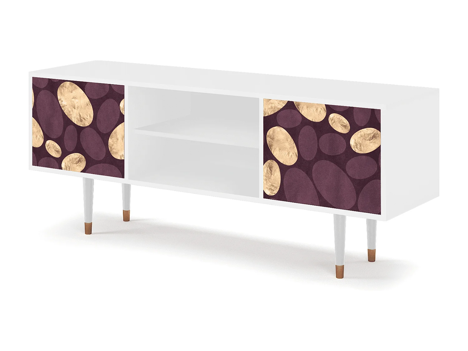 Meuble TV - 170х69х48 cm - T2 - Fine Wine, Blanc