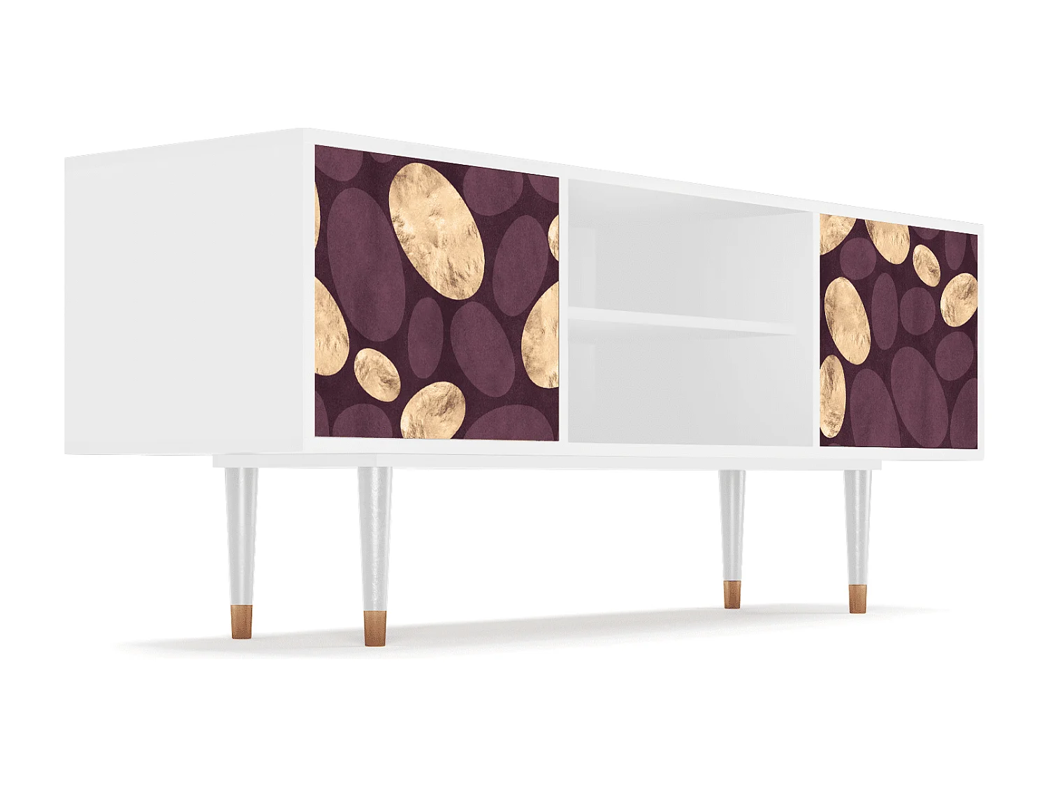 Meuble TV - 170х69х48 cm - T2 - Fine Wine, Blanc