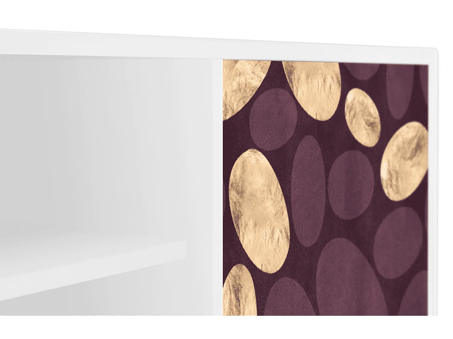 Mobile TV - 170х69х48 cm - T2 - Fine Wine, Bianco