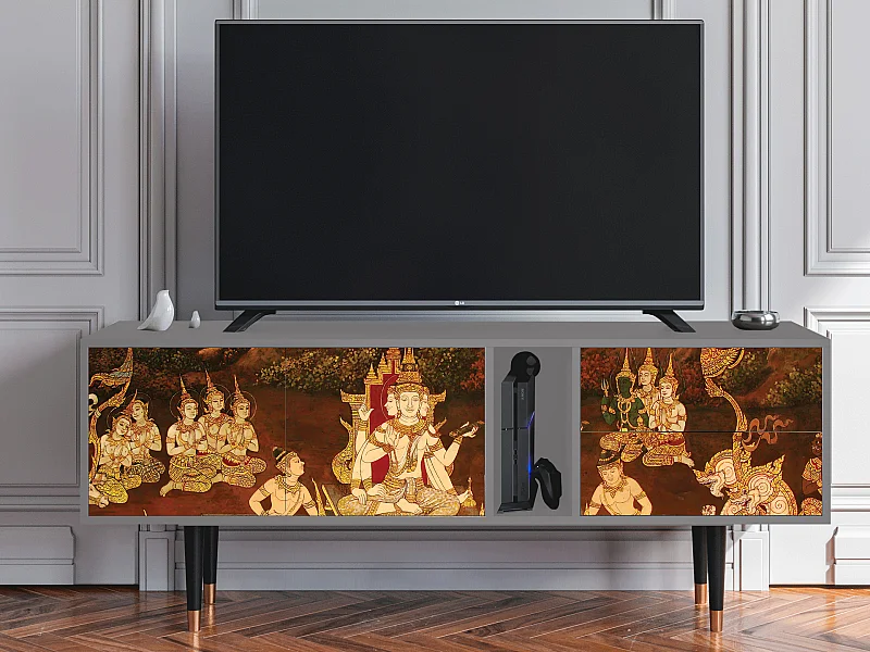 TV-meubel - 170х69х48 cm - T1 - Malyavan, Grijs