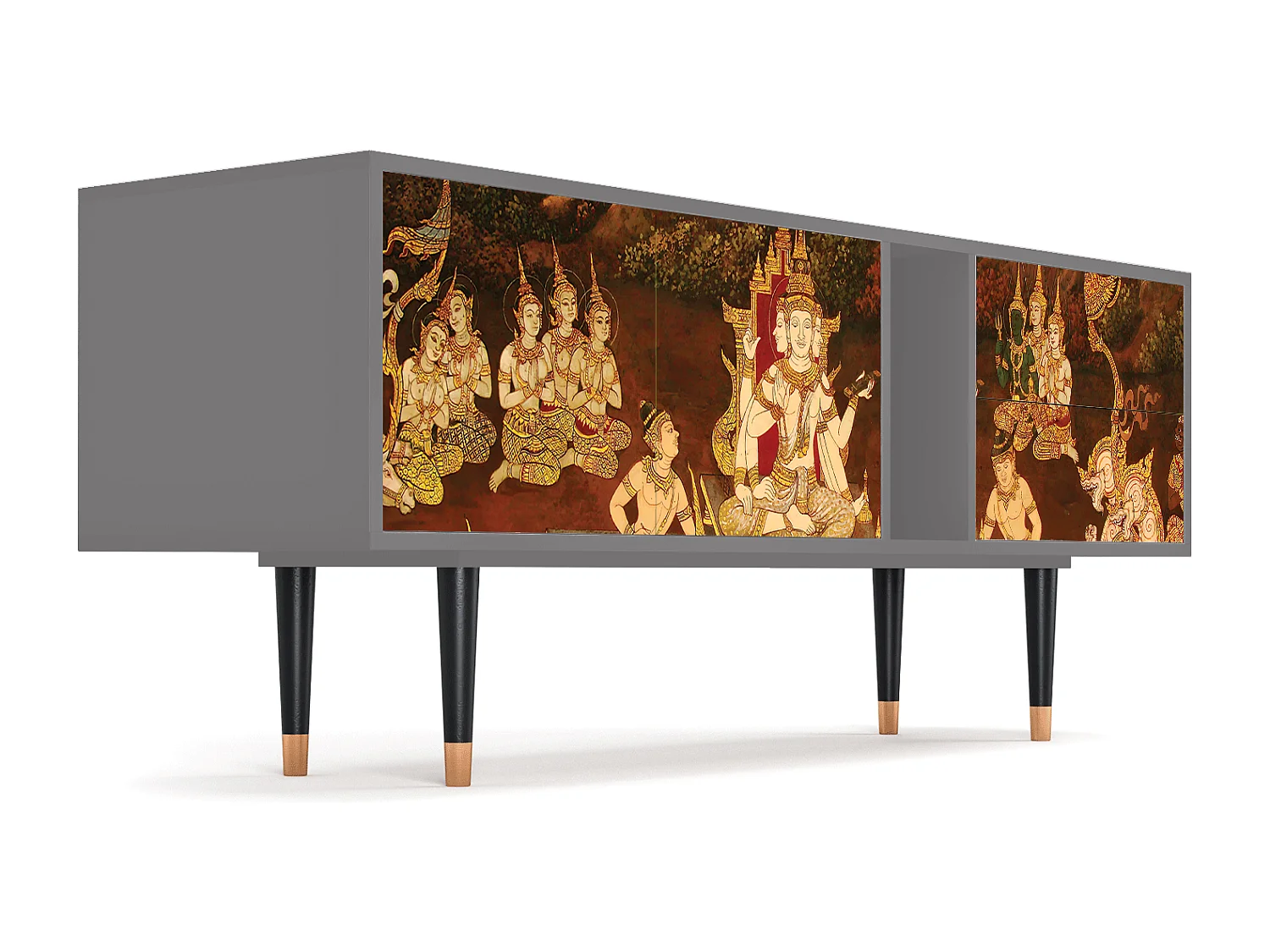 TV-meubel - 170х69х48 cm - T1 - Malyavan, Grijs