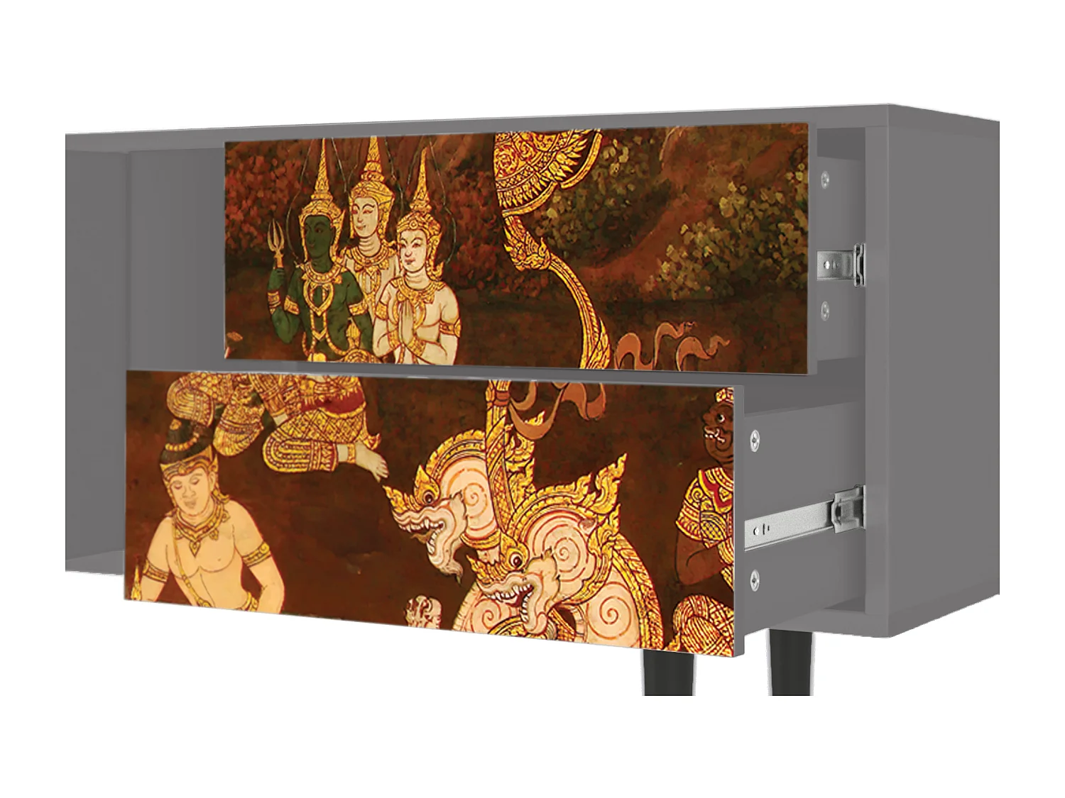 TV-meubel - 170х69х48 cm - T1 - Malyavan, Grijs