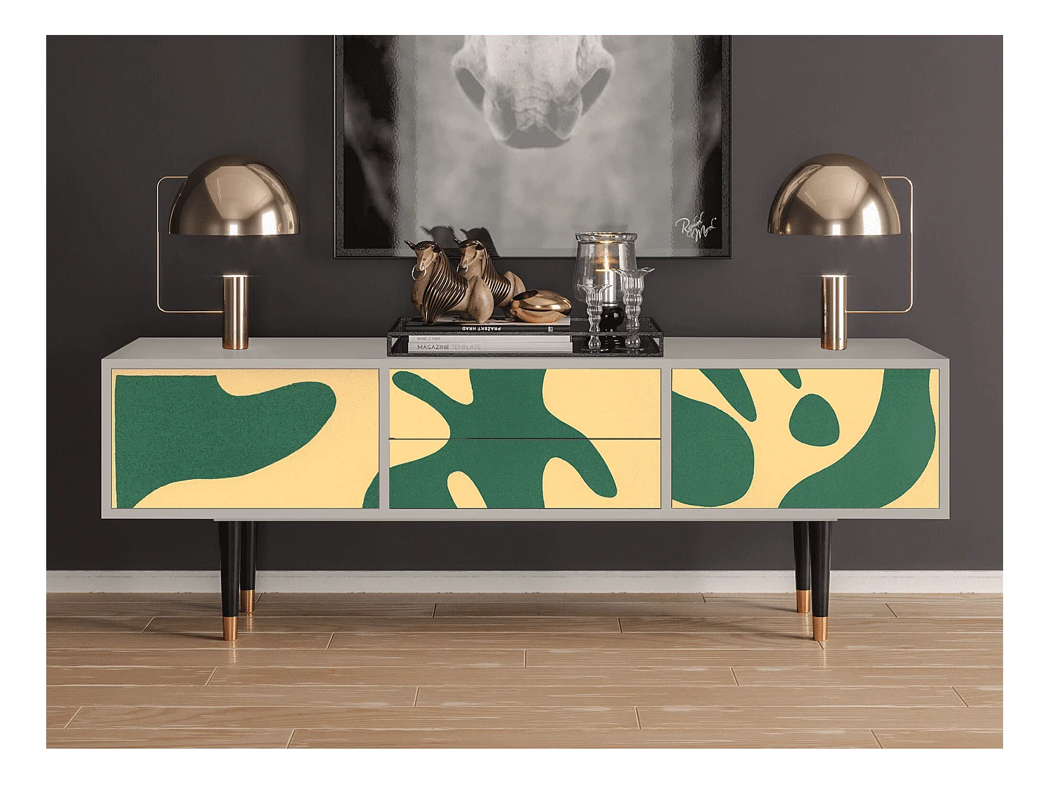 TV-Möbel - 170х59х48 cm - T4 - Constellations by Arp, Sand