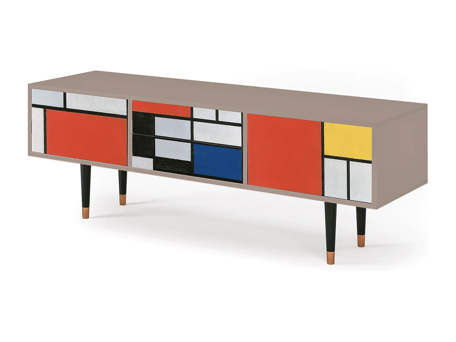 TV-Möbel - 170х59х48 cm - T4 - Composition, Latte