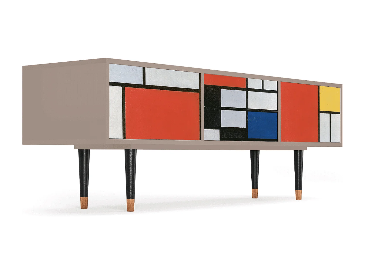 TV-Möbel - 170х59х48 cm - T4 - Composition, Latte