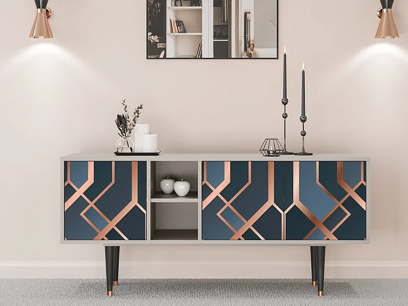 TV-Möbel - 150х69х41 cm - T5 - Ashy 1920', Sand