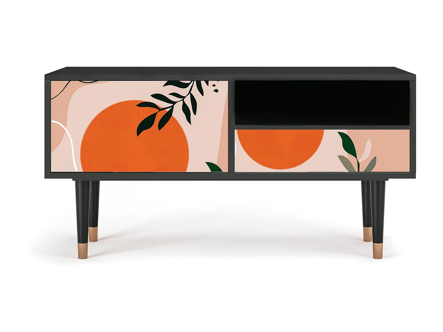 Mueble de TV - 115х59х48 cm - T3 - Artwork, Antracita