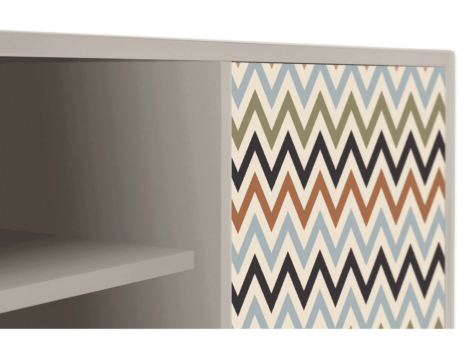 Mueble de TV - 170х69х48 cm - T2 - Bright Ripple, Areia