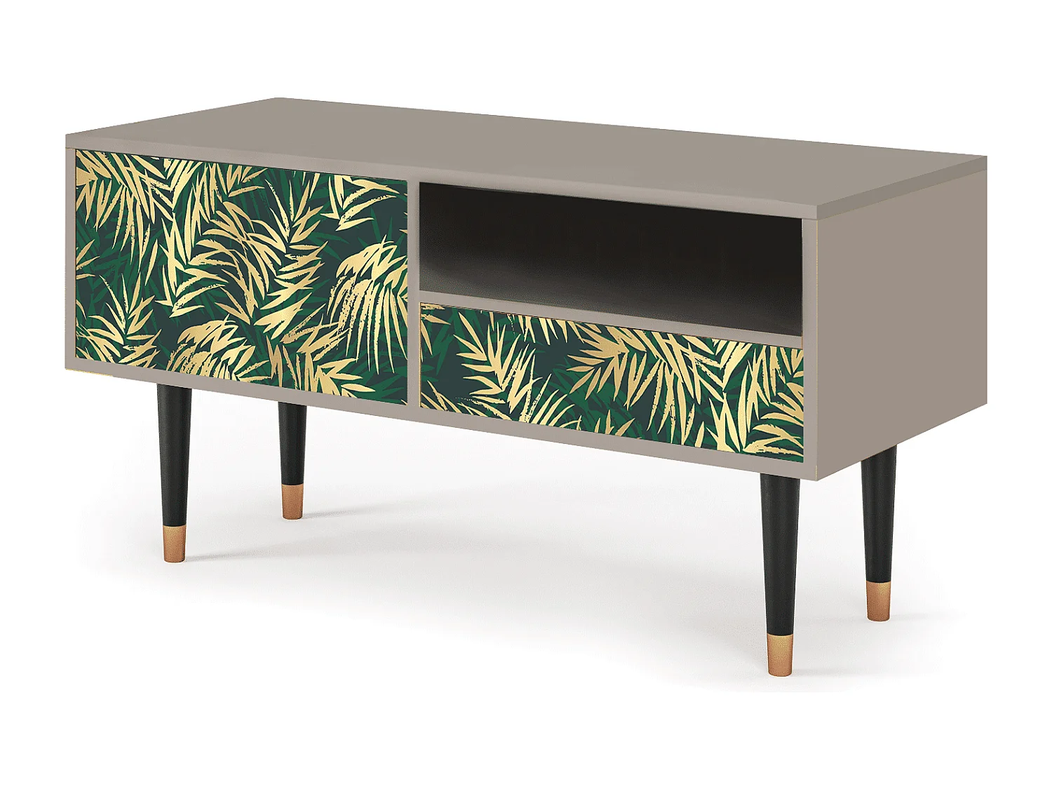 Mobile TV - 115х59х48 cm - T3 - Sunny Palm Tree, Sabbia